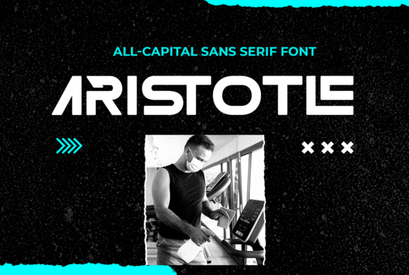 Aristotle Font: Command Attention with Bold, Robotic Display Type
