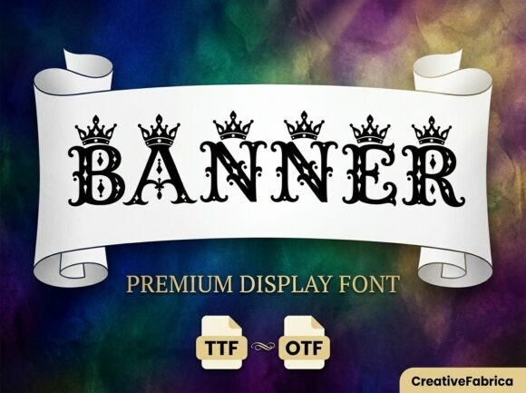 Banner: A Display Font That Commands Attention