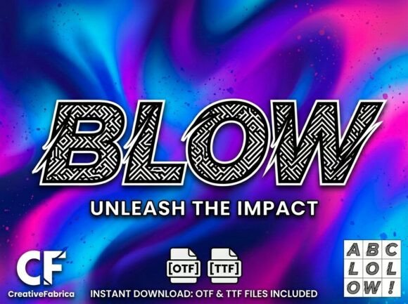 Blow: The Ultra-Bold Display Font for High-Impact Design