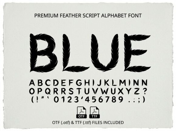 Blue: A Display Font That Commands Attention