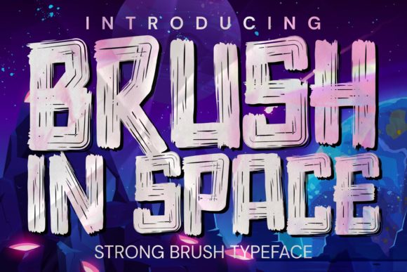 Brush in Space: Adding Cosmic Boldness to Your Designs