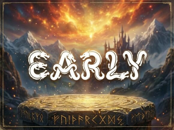 Early: A Decorative Display Typeface for Impact