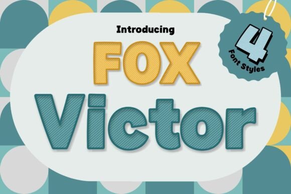 Fox Victor: The Bold Display Font with a Playful Edge