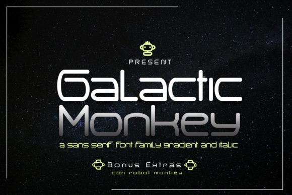 Galactic Monkey: Your Go-To Typeface for Modern, High-Impact Design