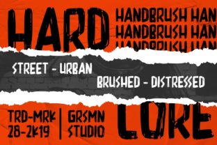 Hardcore: The Urban Display Font That Makes a Statement