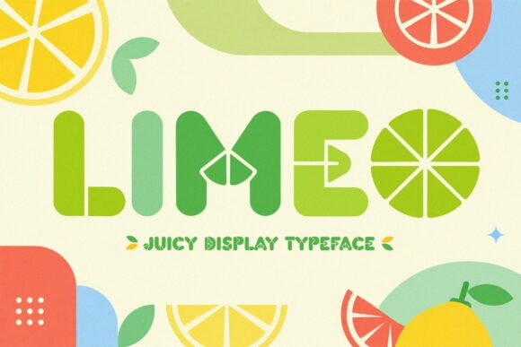 Limeo: A Fresh, Juicy Display Font for Vibrant Projects
