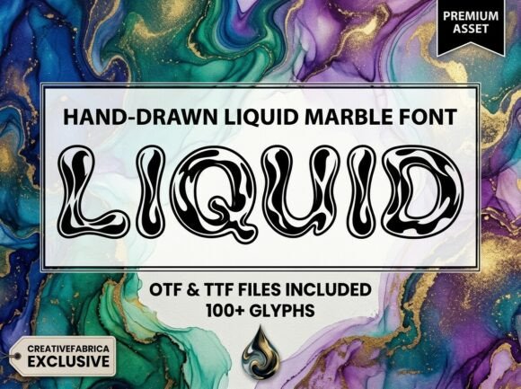Liquid: The Undulating Display Font for Bold Projects