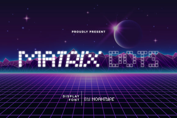 Matrix Dots: A Creative Font for Digital and Tech Projects