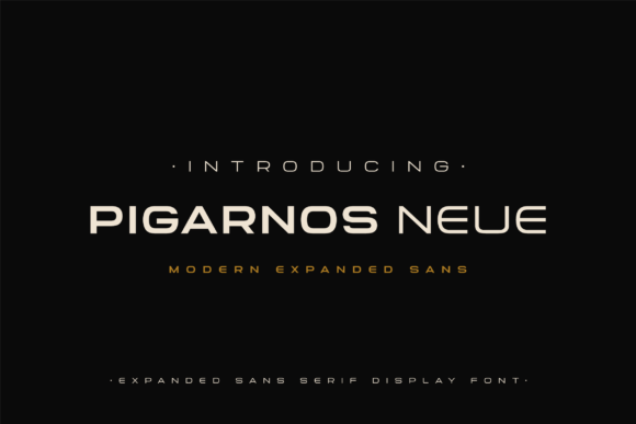 Pigarnos Neue: Injecting a Futuristic Edge into Modern Design