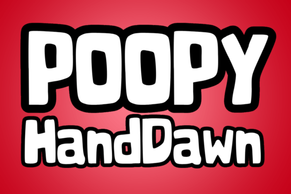 Poopy HandDrawn: A Bold Font That Brings Fun to Your Designs