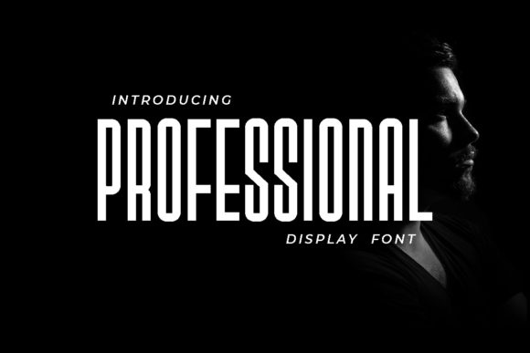 Professional: A Modern Display Font for Bold Visuals