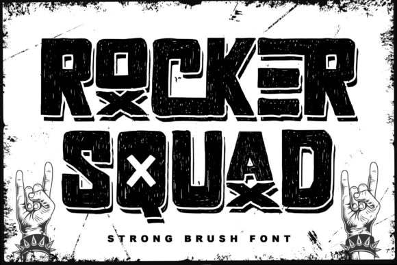 Rocker Squad: A Bold Display Font for Street-Style Impact