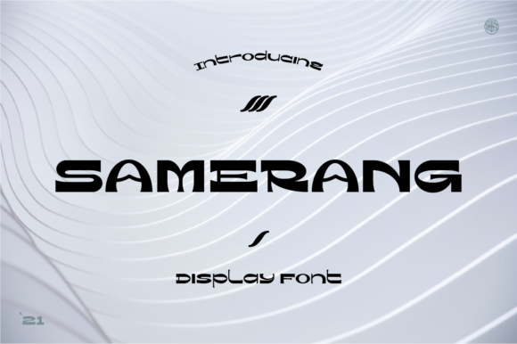 Samerang: A Whimsical Font for Modern Creative Projects