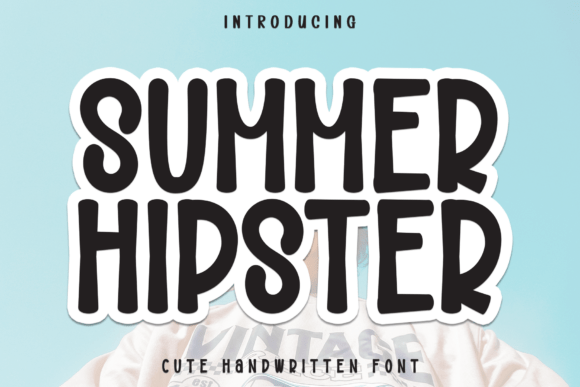 Summer Hipster: The Handmade Display Font with Personality
