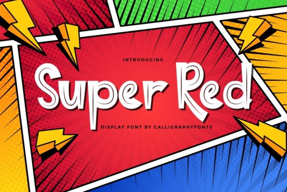 Super Red: A Playful Font for Projects That Need Personality