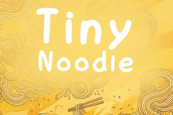 Tiny Noodle: Handcrafted Whimsy for Culinary Branding