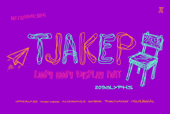 Tjakep: The Playful Display Font for Authentic Design