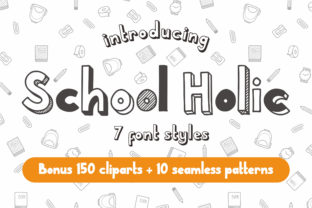 Unleashing Playful Energy with the School Holic Font Family